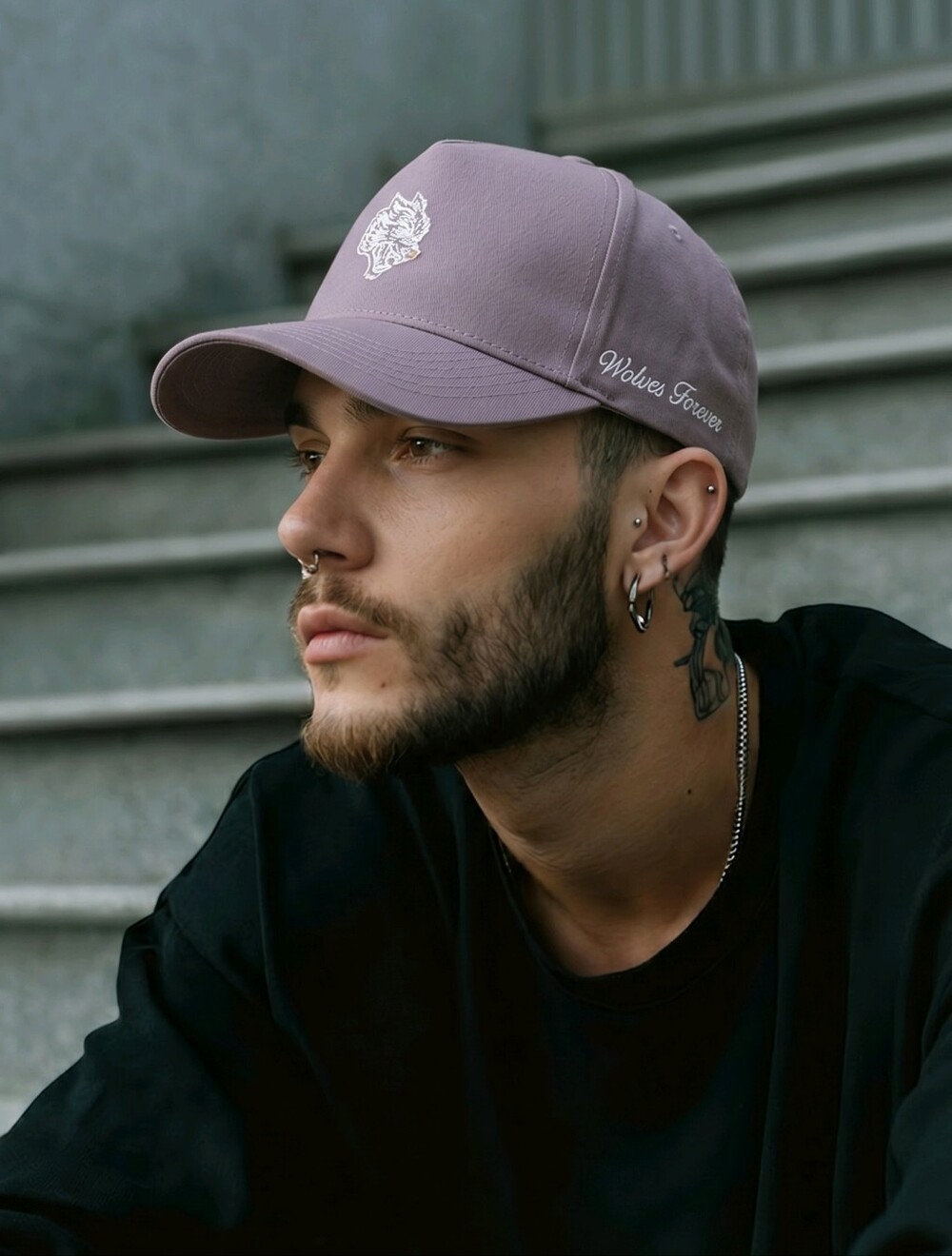 New Darc Sport Wolves Forever Lavender Baseball Cap